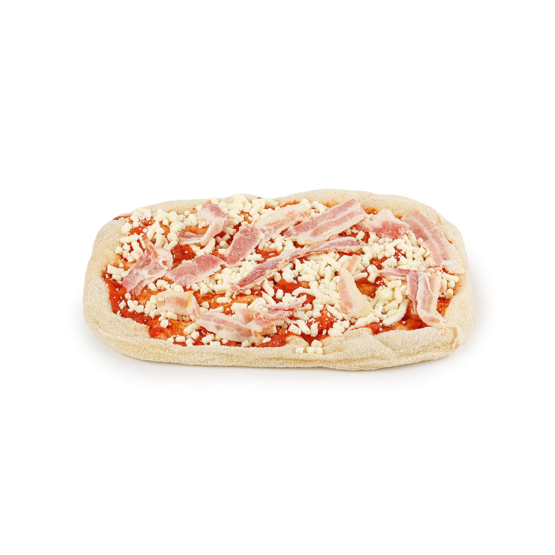 Пицца "Панчетта" с копченым беконом полуфабрикат замороженный Maestrello 415 г 8805LED, общий вид, купить оптом с доставкой по москве и московской области, недорого, низкая цена