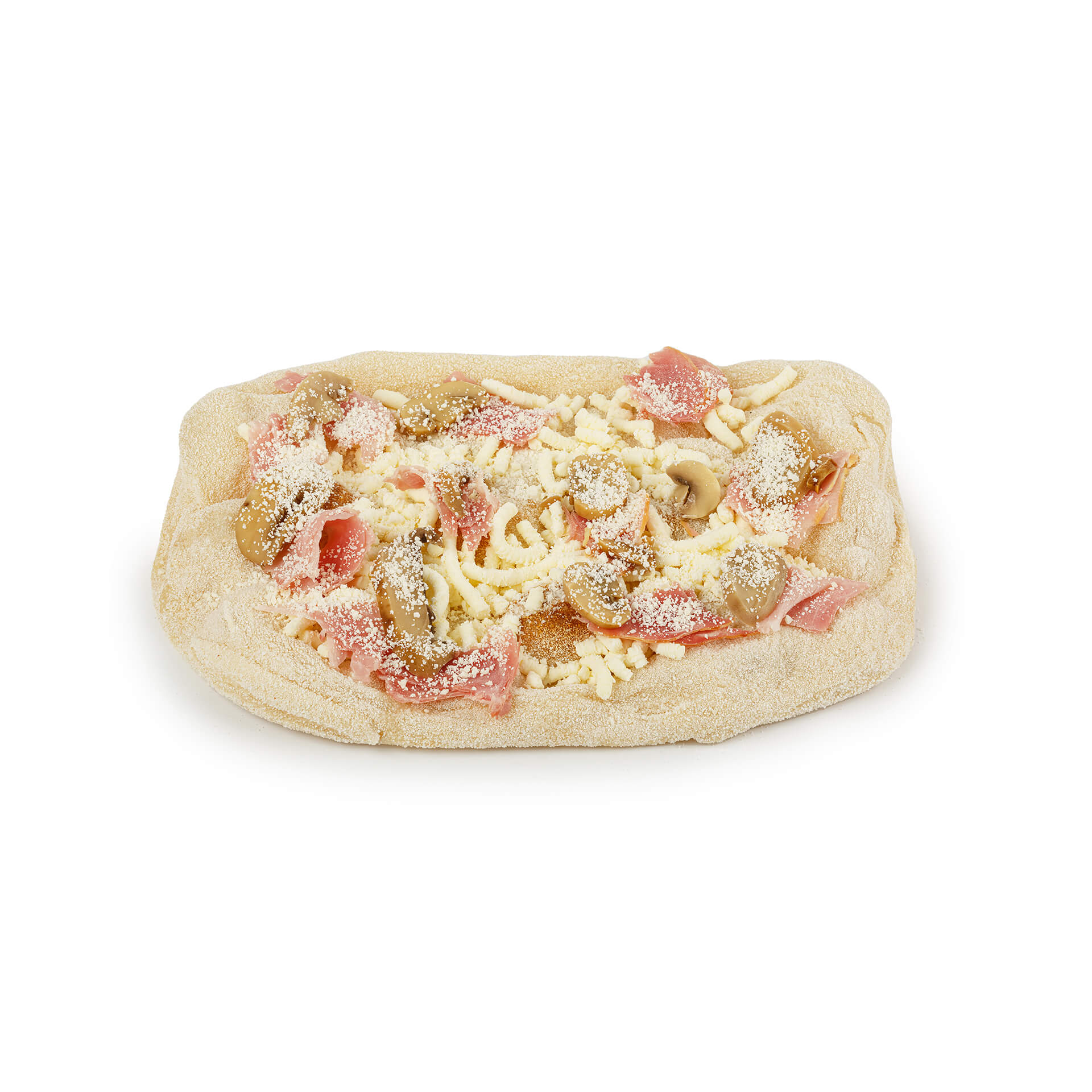 Пицца "Прошутто с грибами" с прошутто котто и грибами полуфабрикат замороженный Maestrello 360 г 8806LED, общий вид, купить оптом с доставкой по москве и московской области, недорого, низкая цена